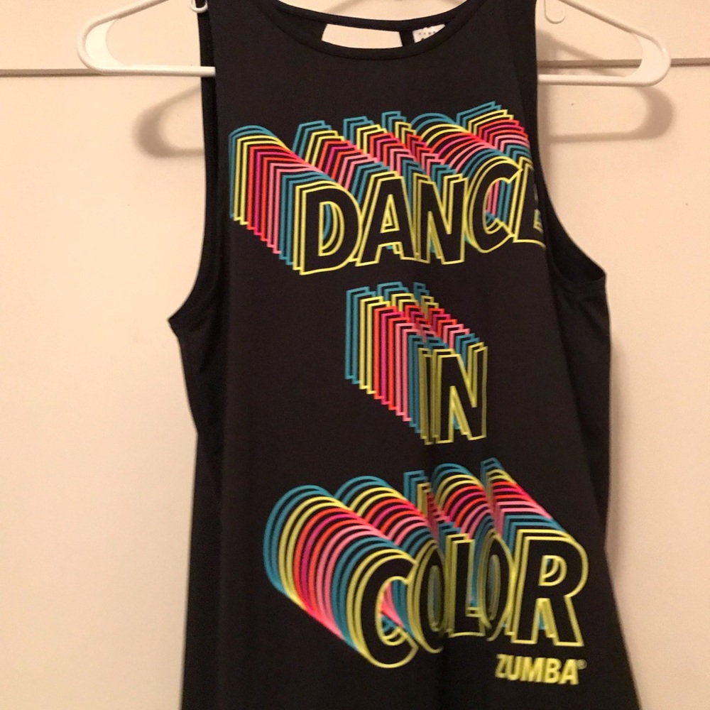 Small Zumba tank! Size small! Worn once